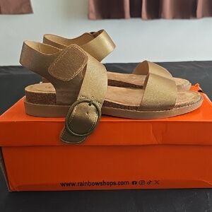 Gold Women's Sandals